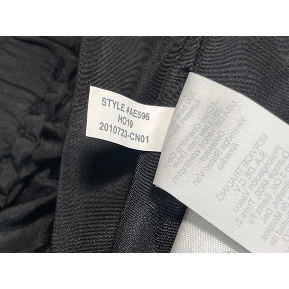 J Crew Sz 8 Stewart Velvet Plaid Pull On Pant Black Holiday Party Festive Preppy - Picture 15 of 15